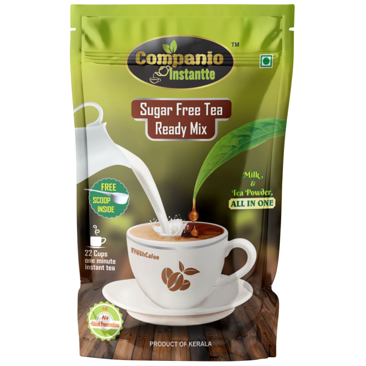 companio sugar free tea premix