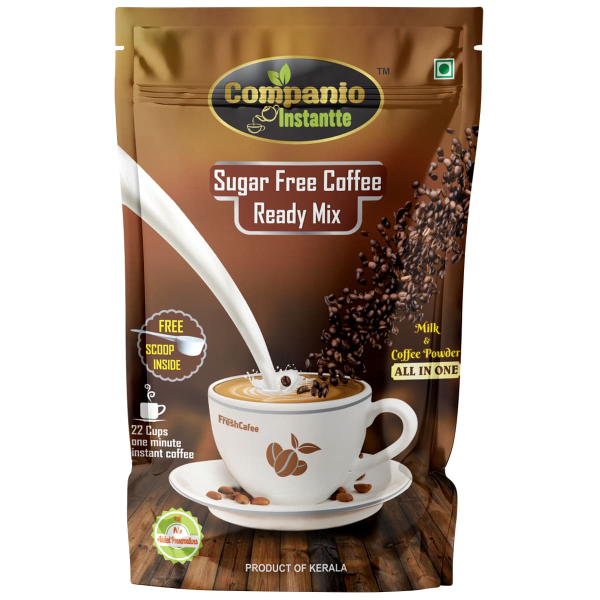 companio instantte sugar free coffee